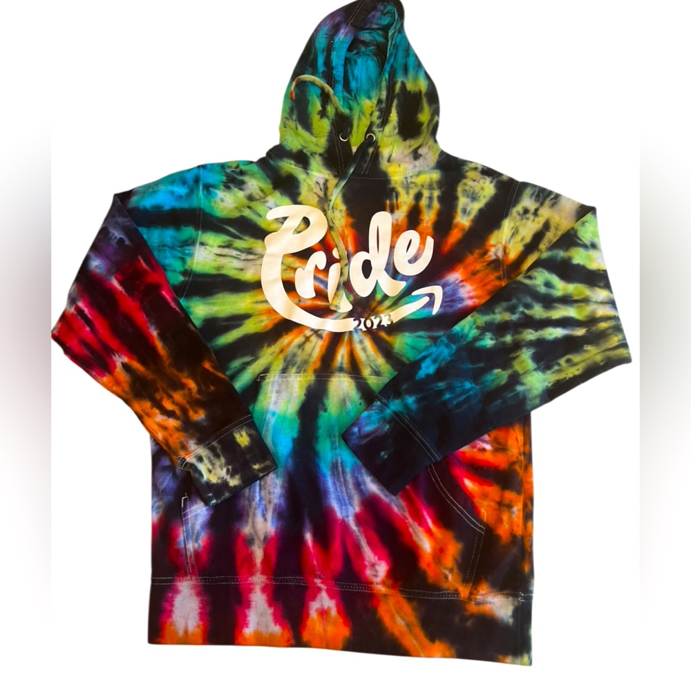 Independent Trading Co. Unisex  Multicolor  PRIDE Tie-Dye Lightweight Hoodie  S